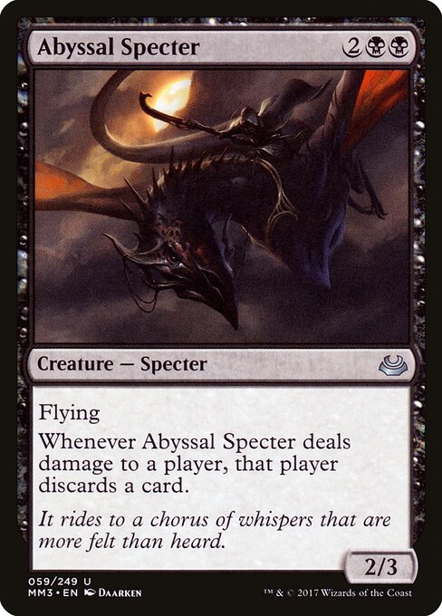 Abyssal Specter - Modern Masters 2017 Magic card