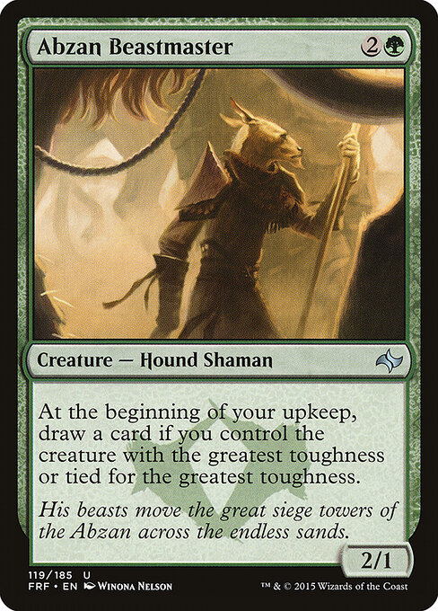 Abzan Beastmaster - Fate Reforged Magic card