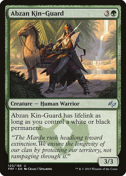 Abzan Kin-Guard - Fate Reforged Magic card