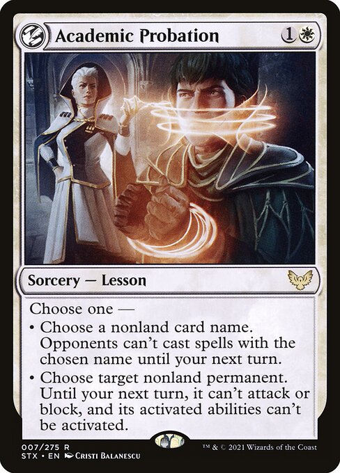 Academic Probation - Strixhaven: School of Mages Magic card