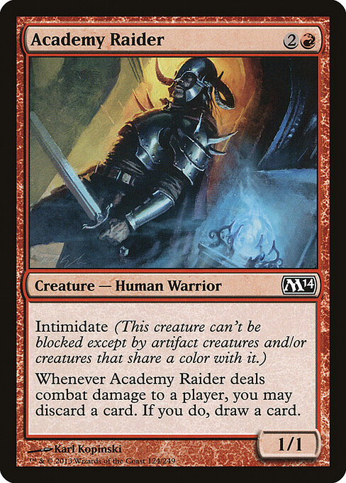 Academy Raider - Magic 2014 Magic card