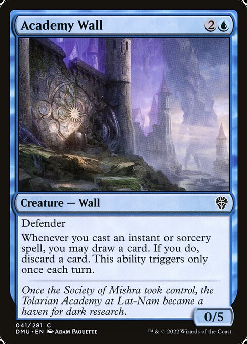 Academy Wall - Dominaria United Magic card