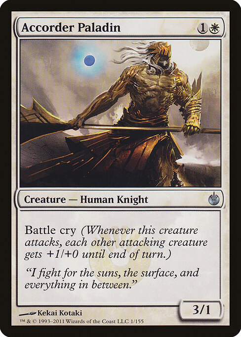 Accorder Paladin - Mirrodin Besieged Magic card
