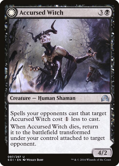Accursed Witch // Infectious Curse - Shadows over Innistrad Magic card