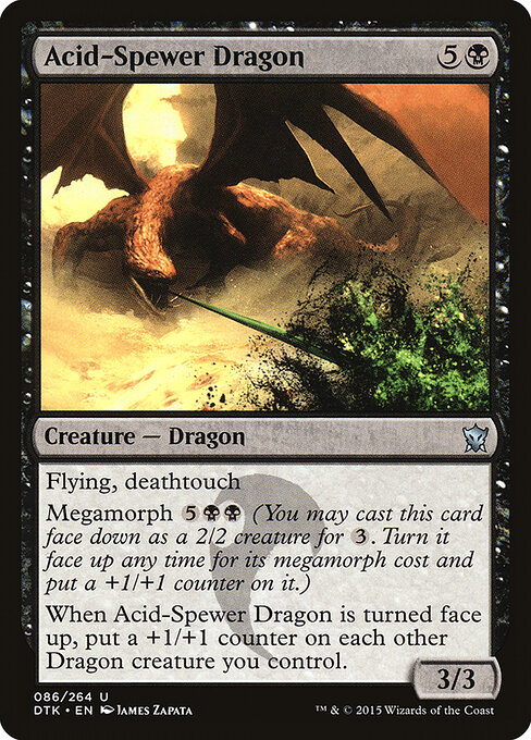 Acid-Spewer Dragon - Dragons of Tarkir Magic card