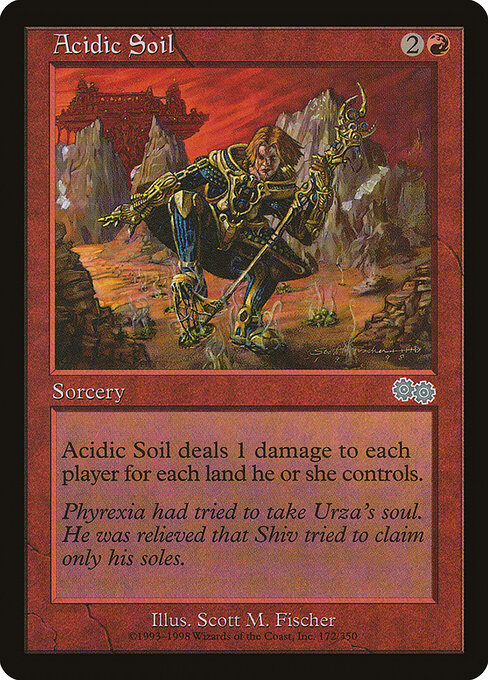 Acidic Soil - Urza's Saga Magic card
