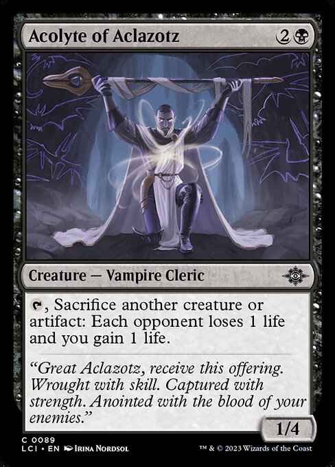 Acolyte of Aclazotz - The Lost Caverns of Ixalan Magic card