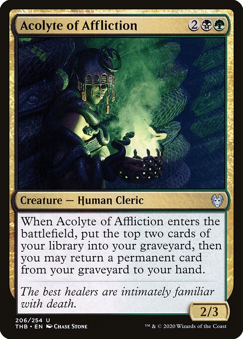 Acolyte of Affliction - Theros Beyond Death Magic card