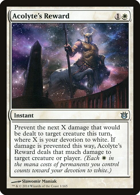 Acolyte's Reward - Born of the Gods Magic card