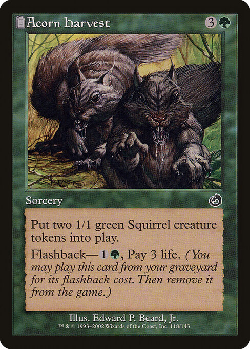 Acorn Harvest - Torment Magic card
