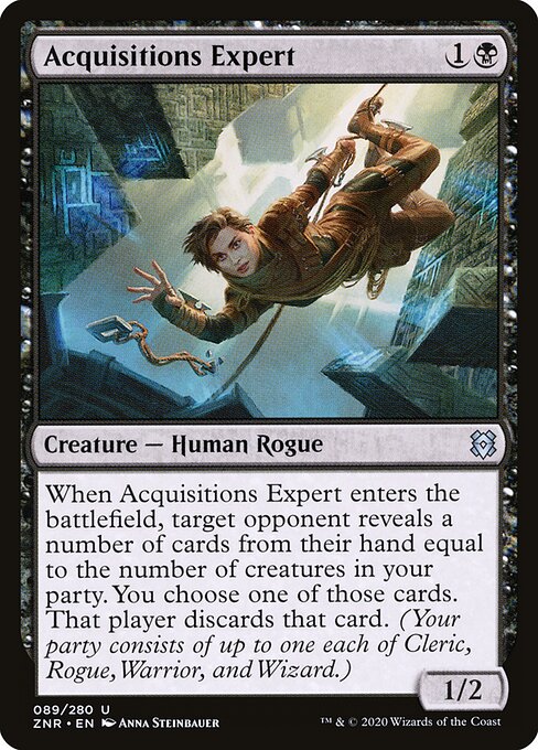 Acquisitions Expert - Zendikar Rising Magic card
