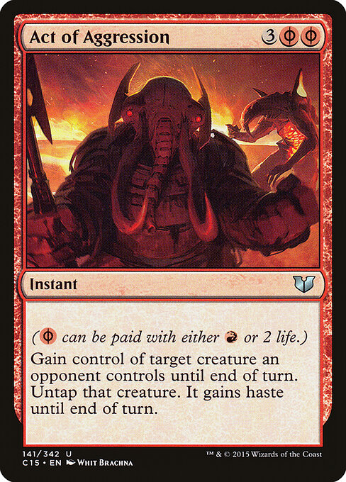 Act of Aggression - Commander 2015 Magic card