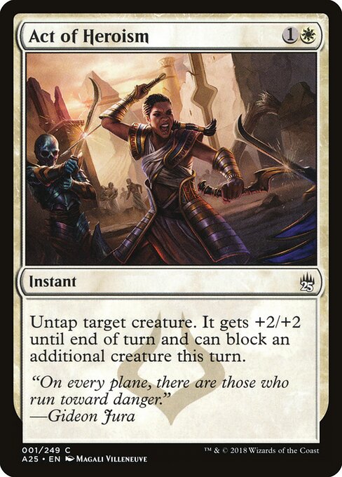 Act of Heroism - Masters 25 Magic card