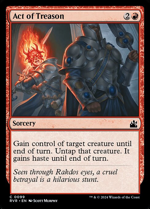 Act of Treason - Ravnica Remastered Magic card