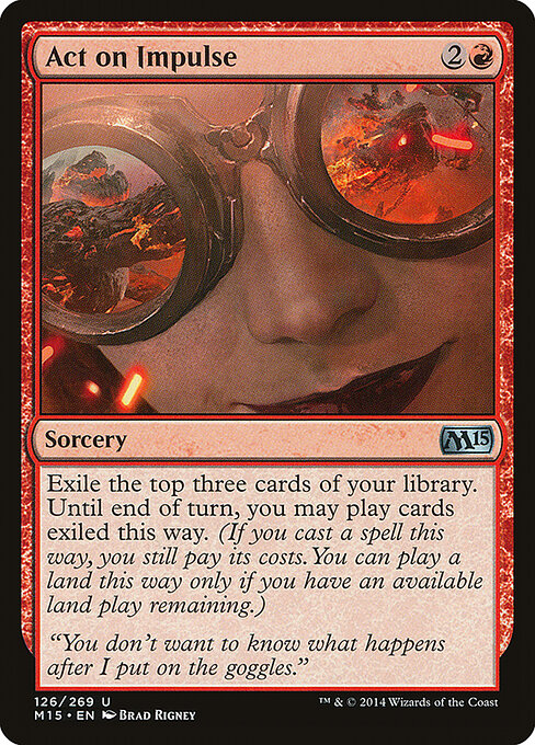 Act on Impulse - Magic 2015 Magic card