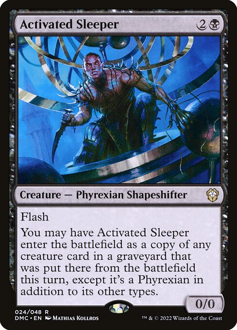 Activated Sleeper - Dominaria United Commander Magic card