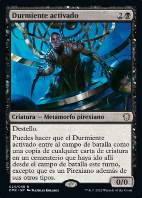 Durmiente activado (Activated Sleeper) - Dominaria United Commander (#24) - Illustrated by Mathias Kollros - Magic: The Gathering Card