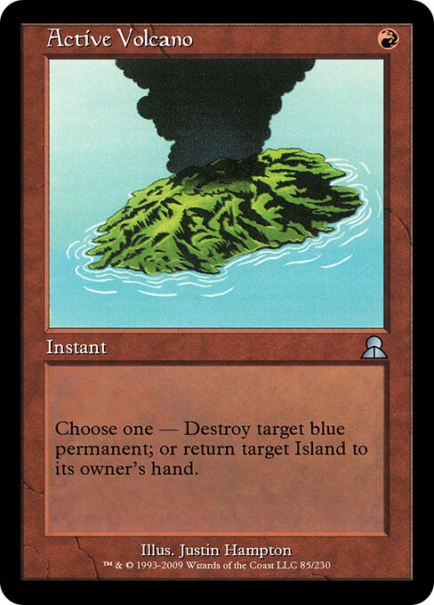 Active Volcano - Masters Edition III Magic card