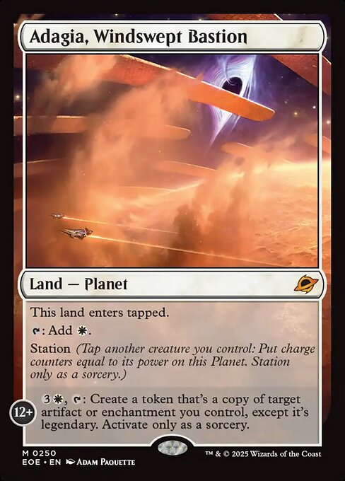Adagia, Windswept Bastion - Edge of Eternities Magic card