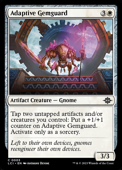 Adaptive Gemguard - The Lost Caverns of Ixalan Magic card