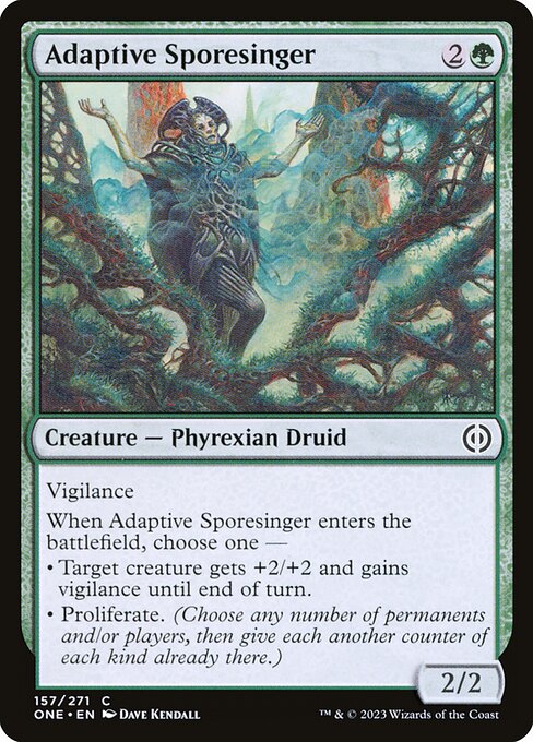 Adaptive Sporesinger - Phyrexia: All Will Be One Magic card