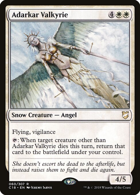 Adarkar Valkyrie - Commander 2018 Magic card