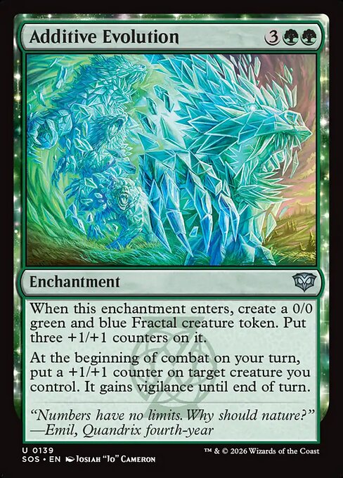 Additive Evolution - Secrets of Strixhaven Magic card