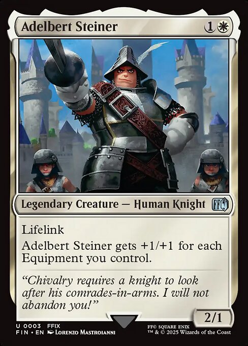 Adelbert Steiner - Final Fantasy Magic card
