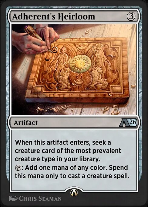 Adherent's Heirloom - Alchemy: Lorwyn Eclipsed Magic card
