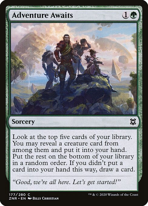 Adventure Awaits - Zendikar Rising Magic card