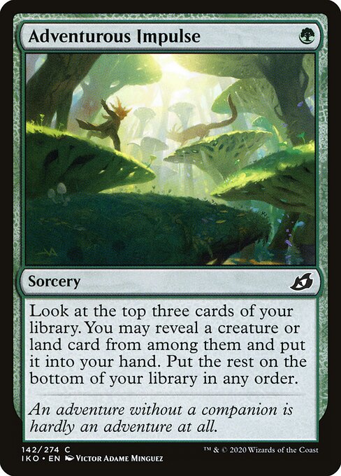 Adventurous Impulse - Ikoria: Lair of Behemoths Magic card