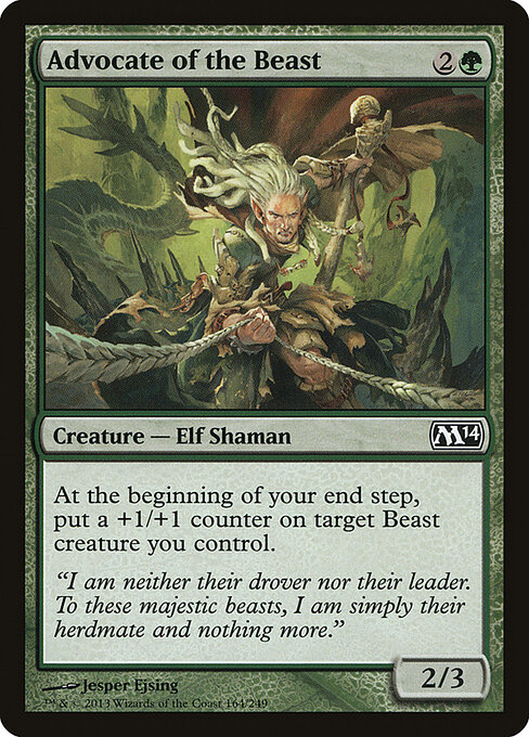 Advocate of the Beast - Magic 2014 Magic card