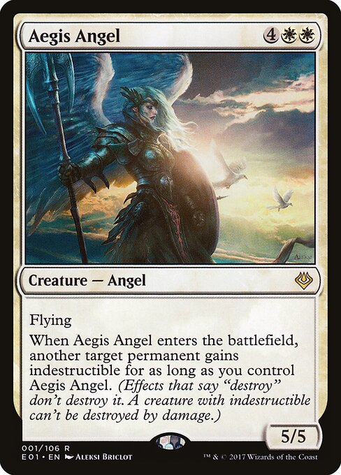 Aegis Angel - Archenemy: Nicol Bolas Magic card