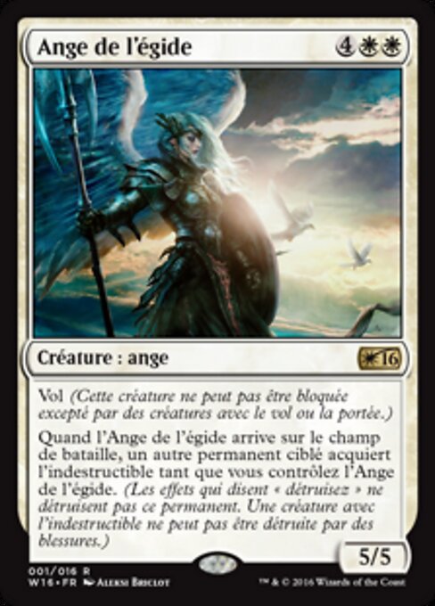 Angelo dell'Egida (Aegis Angel) - Magic 2015 (#270) - Illustrated by Aleksi Briclot - Magic: The Gathering Card