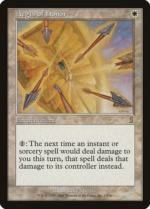 Aegis of Honor - Odyssey Magic card
