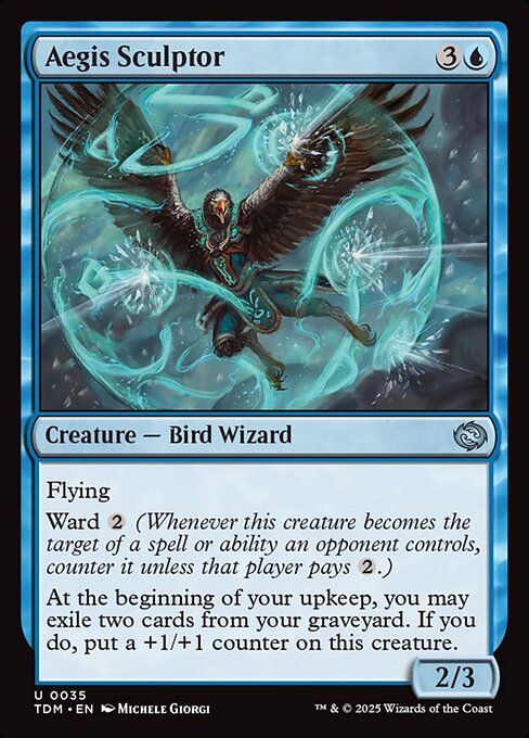 Aegis Sculptor - Tarkir: Dragonstorm Magic card