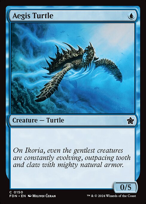Aegis Turtle - Foundations Magic card