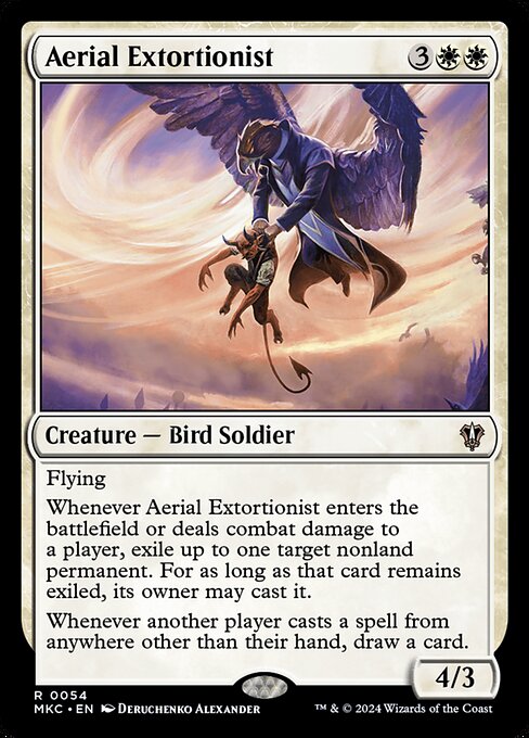 Aerial Extortionist - Murders at Karlov Manor Commander Magic card
