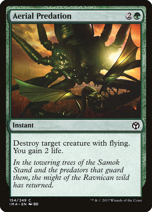 Aerial Predation - Iconic Masters Magic card