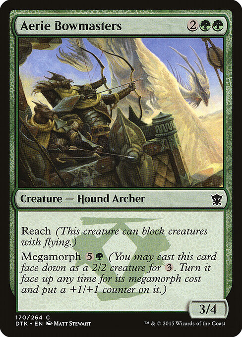 Aerie Bowmasters - Dragons of Tarkir Magic card