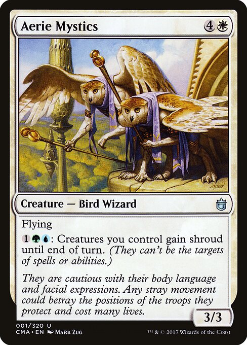 Aerie Mystics - Commander Anthology (#1) - Illustrated by Mark Zug - Magic: The Gathering Card