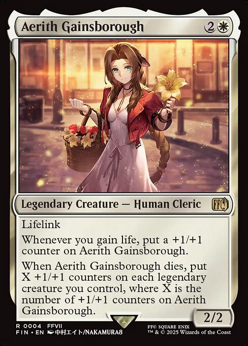 Aerith Gainsborough - Final Fantasy Magic card