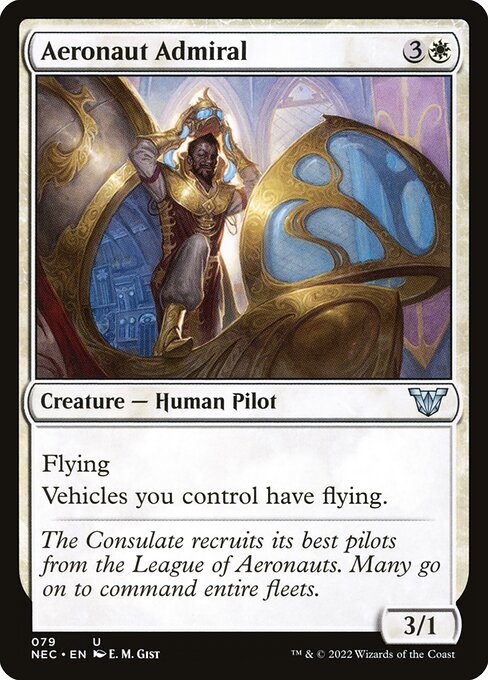 Aeronaut Admiral - Neon Dynasty Commander Magic card