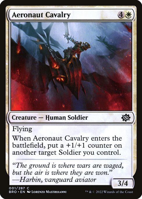 Aeronaut Cavalry - The Brothers' War Magic card