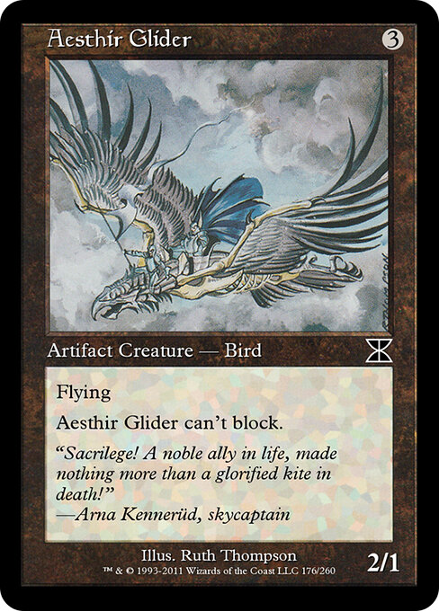 Aesthirgleiter (Aesthir Glider) - Dominaria (#209) - Illustrated by James Paick - Magic: The Gathering Card