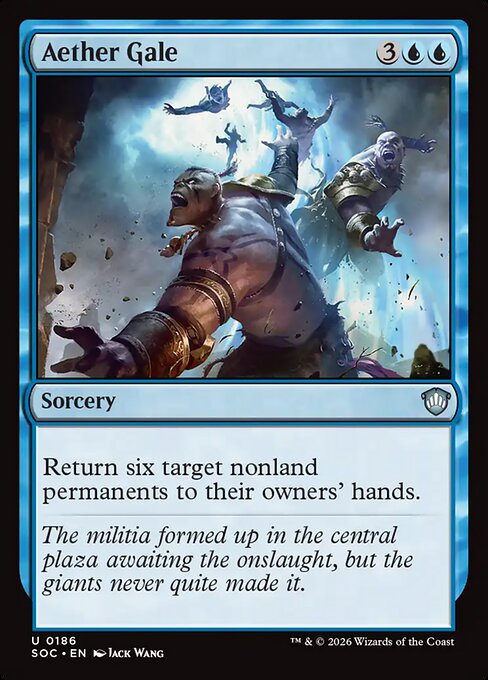 Aether Gale - Secrets of Strixhaven Commander Magic card