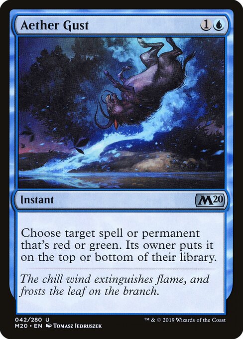 Aether Gust - Core Set 2020 Magic card