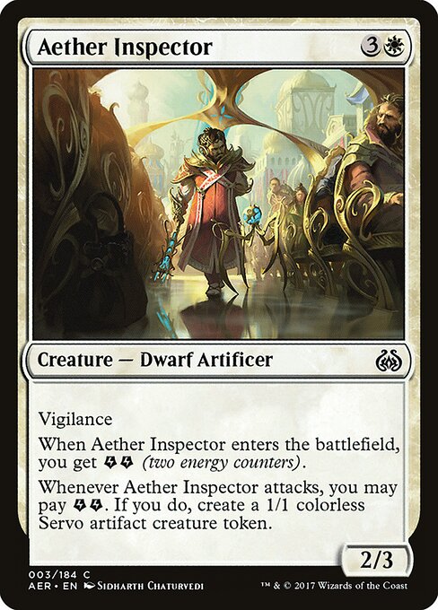 Aether Inspector - Aether Revolt Magic card