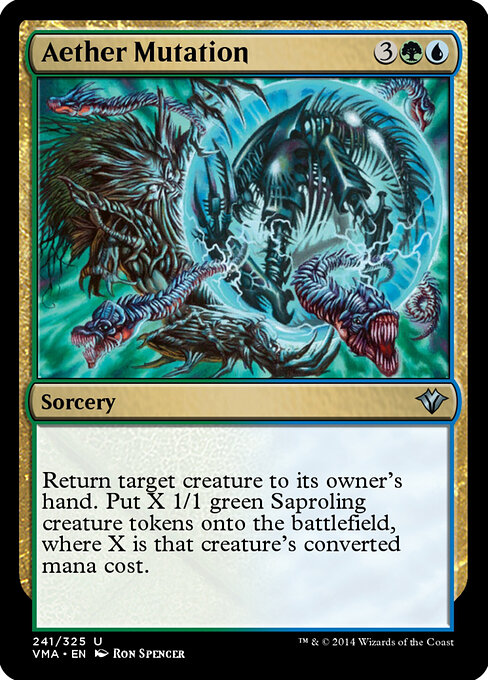 Aether Mutation - Vintage Masters Magic card