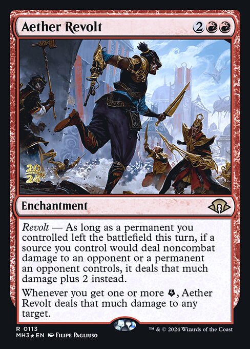 霊気紛争 (Aether Revolt) - Modern Horizons 3 (#456) - Illustrated by Filipe Pagliuso - Magic: The Gathering Card